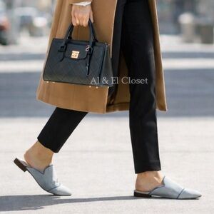 The Office of Angela Scott Miss Adelaide Denim Women’s Mules EU 41 US 11 NIB